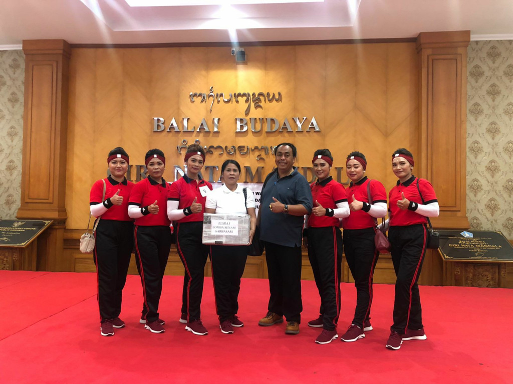 PKK CARANGSARI RAIH JUARA 1 (SATU) SENAM GARBASARI SE KABUPATEN BADUNG.